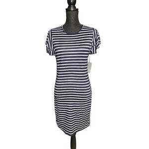 Velvet Torch Striped Casual Dress
